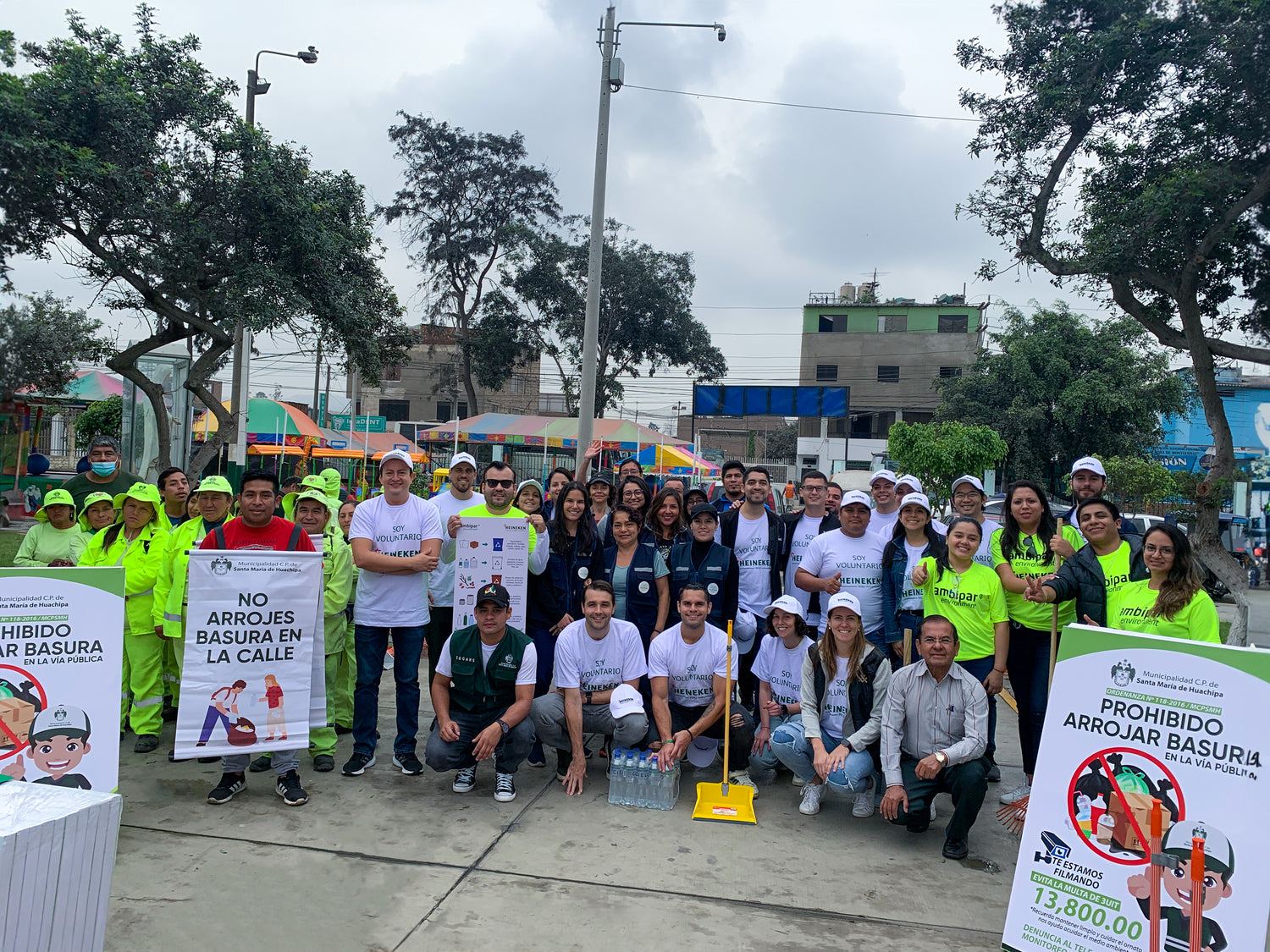 HEINEKEN Perú organiza voluntariado de limpieza y concientización ambiental en Huachipa