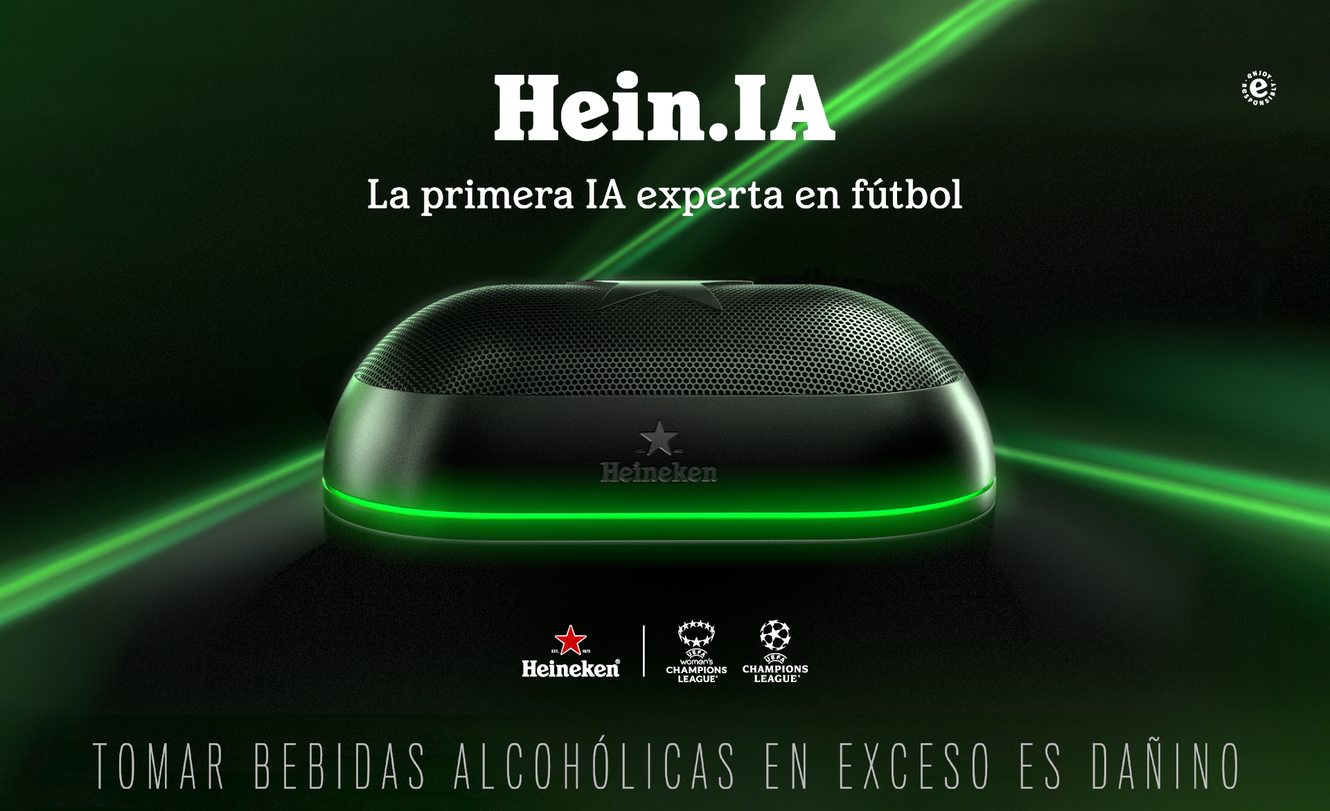 HEINEKEN revela que primer dispositivo inteligente experto en fútbol es parte de campaña para combatir los sesgos de género en este deporte